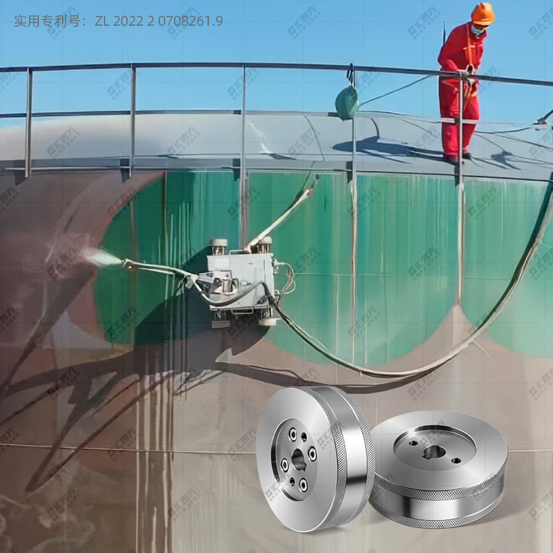 磁吸附船舶除銹機(jī)器人磁吸輪 CFY